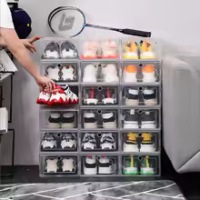 Caja organizadora de zapatos que transforma tu clóset”