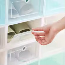 Caja organizadora de zapatos que transforma tu clóset”