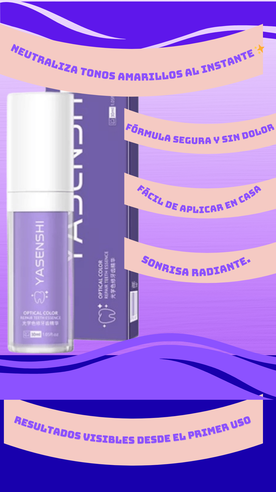 Blanqueador de Dientes (Pasta Morada)